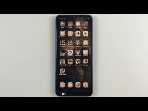 Night shield, Black and white, Nighttime Eyecare on OPPO A31 Android 9