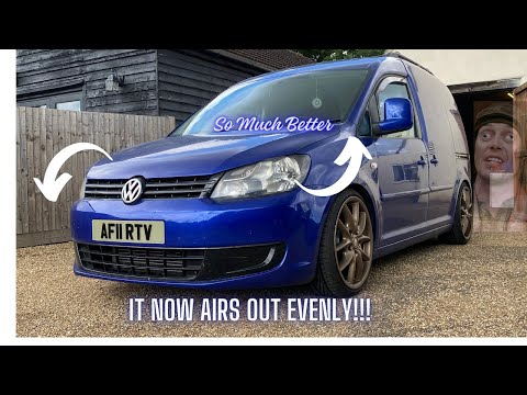 MK3 VW Caddy 2K Chassis Notch - The Van Now Airs Out Evenly!!