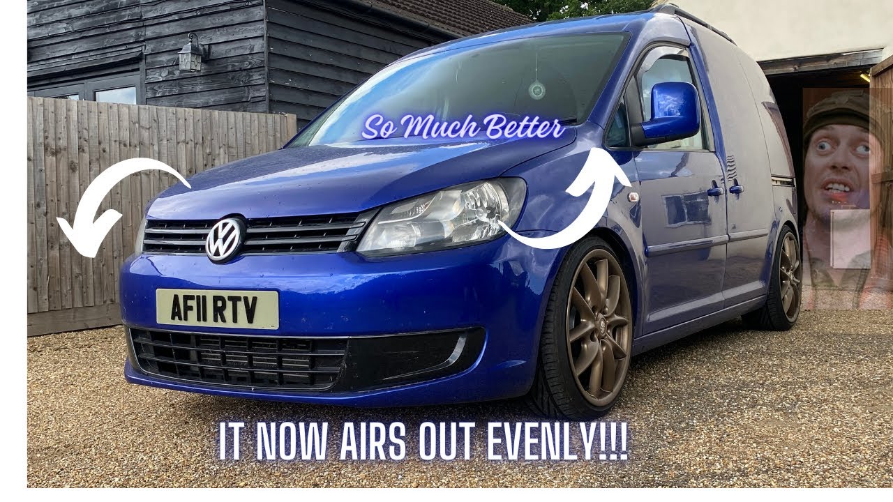 MK3 VW Caddy 2K Chassis Notch - The Van Now Airs Out Evenly!!