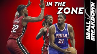 The Genius Of The Miami Heat Zone | 2024 NBA Play-In Highlights Sixers Heat