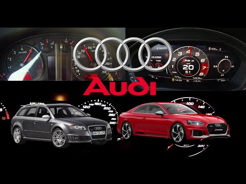 Audi RS4 & RS5 All Generations (1999-2024) Acceleration Battle