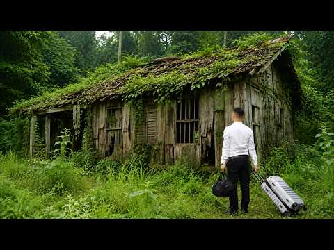 Businessman Leaves the City for the Forest: Renovating a House Abandoned for 10 Years.