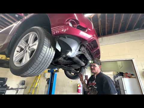 2009 Toyota Highlander oil cooler line replacement