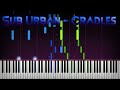 Sub Urban - Cradles ▶ Synthesia / Piano Tutorial