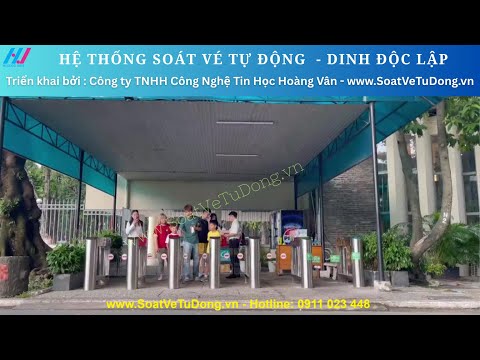 Hệ thống kiểm soát vé tự động tại Dinh Độc Lập - TP. HCM