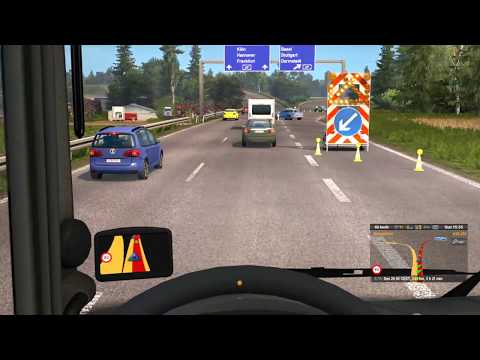 Euro Truck Simulator 2 ProMods #14 DAF XF Euro 6 - Krone Profi Liner - Koblenz (D) to Zurich (CH)