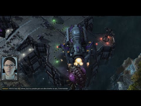 StarCraft 2 Real Scale WoL Mission 4 - The Evacuation