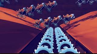 Wheelchair shredding in Knife To Meet You - Long Meditative Version