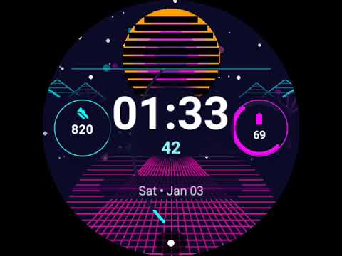 Synthwave Watch Face