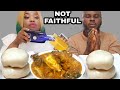 *BAD IDEA* SHE MIXED HER HUSBAND JUICE WITH ALCOHOL TO MAKE HIM HIGH | OGBONO SOUP WITH FUFU