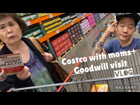 Costco with Moms + Goodwill store( VLOG)