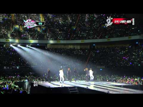 [HD] 130425 틴탑TEEN TOP - Crazy + Miss Right + Special Stage@Mnet M!Countdown in Taiwan