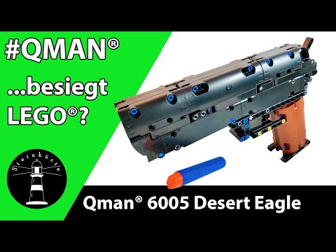 Darf er das? Ein Pistölchen aus Klemmbausteinchen - Qman® 6005 Desert Eagle - Model Power