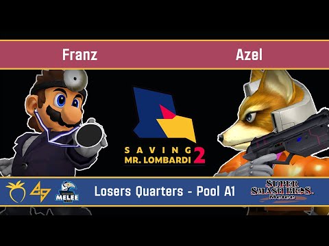 Saving Mr. Lombardi 2 - Franz (Doctor Mario) VS Azel (Fox) - SSBM - Losers Quarters (Pool A1)