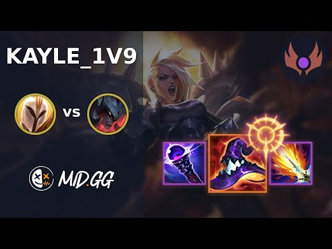 MID.GG: [ kayle_1v9 ] Kayle TOP vs Aatrox | EUW MASTER | LOL Season 2025