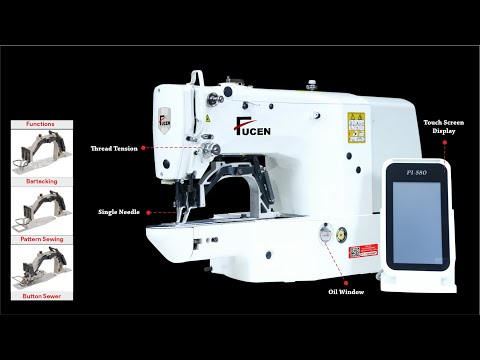Fc-1900bmp computerized, single thread, button & bar taking ...