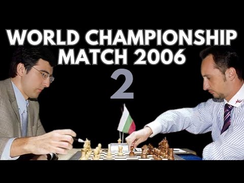 Veselin Topalov vs Vladimir Kramnik | World Championship Match 2006 | Round 2