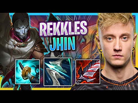 REKKLES PERFECT GAME WITH JHIN! | FNC Rekkles Plays Jhin ADC vs Caitlyn!  Season 2023
