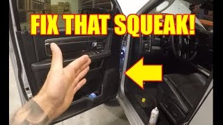How to Stop Squeaking Doors on your 2009-2018 RAM Truck - TruckTalk #34