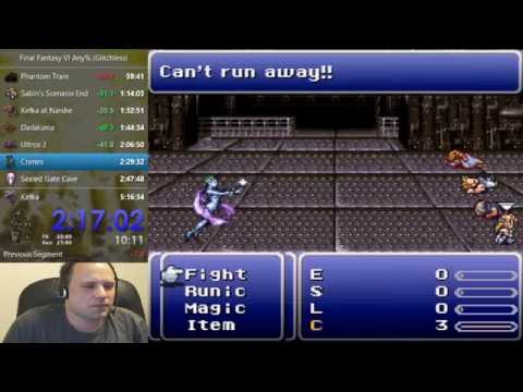 Final Fantasy VI Speedrun Highlight: Icy Touch of Death