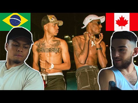 CANADIANS REACT TO BRAZILIAN DRILL - Kyan e Derek "Chefin" (Prod. Mu540)