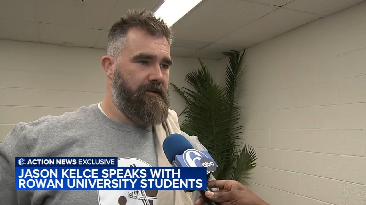 Jason Kelce talks retirement, NFL Draft and Eagles future during visit to Rowan University