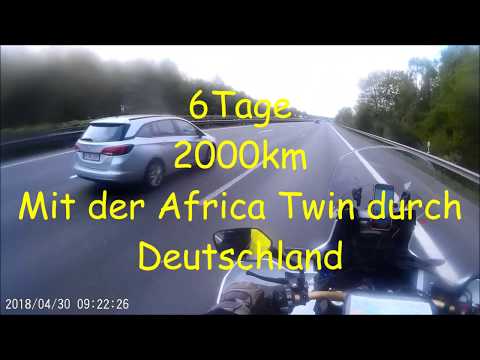 Eine Rundreise durch Deutschland mit der Africa Twin 2018