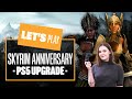 Let's Play Skyrim Anniversary Edition PS5 Gameplay - REACTION, GRAPHICS COMPARISON, AND... FISHING!