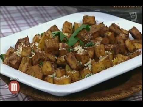 Alexandre Franciulli - Gazeta - Mulheres 22/07/2016 - Receita de polenta frita com bacon