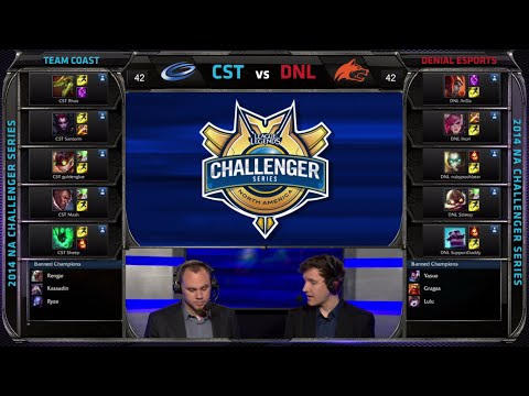 Coast vs Denial eSports | Game 1 Quarter Finals S4 NA CS #2 Summer 2014 | CST vs DNL G1