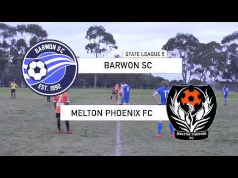 Barwon vs Melton Phoenix - State League 5, rd 12 highlights