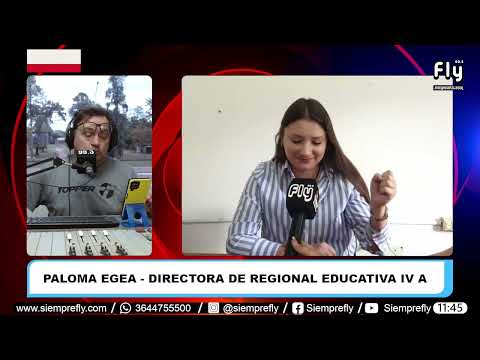 🔴𝗠𝗢́𝗩𝗜𝗟 𝗘𝗡 𝗩𝗜𝗩𝗢┃Paloma Egea - Directora de Regional Educativa IV A