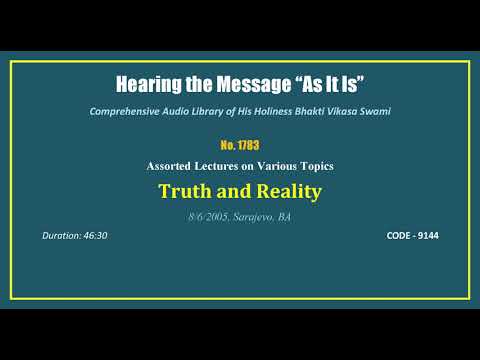 1783 Truth and Reality, 2005 08 06, Sarajevo, BOSNIA, CODE   9144 mp3