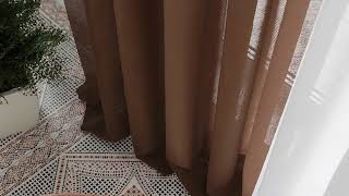 Тюль «Тонгри (коричневый) - 250 см» — видео о товаре