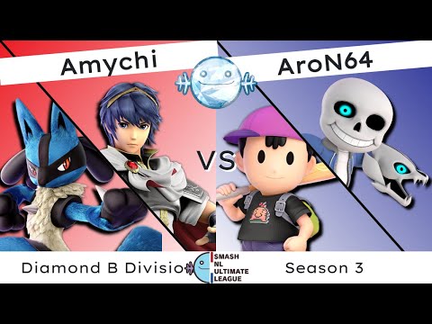 SNUL S3W3 - Amychi (Lucario, Marth) Vs. AroN64 (Ness, Sans) [DiamondB]