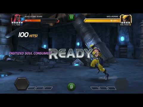 5 star rank 4 Guillotine 2099 vs ROL Wolverine so easy