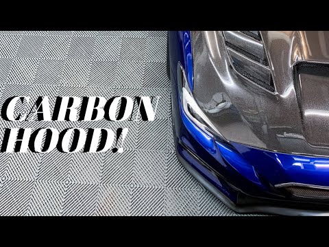 Installing A Carbon Fiber Hood On My STI | VIS Racing V2