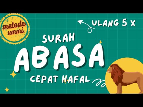 Murotal Juz 30 Surah Abasa Metode Ummi, ulang 5 kali