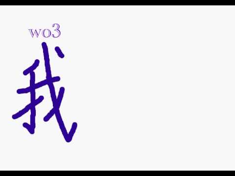 How to write i love you in chinese in english
