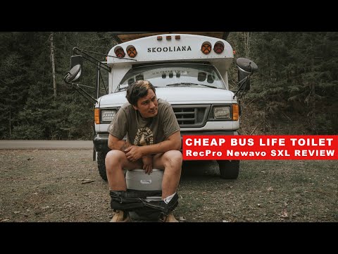 Cheap Bus Life Toilet | RecPro Newavo SXL Portable Camping Toilet Review