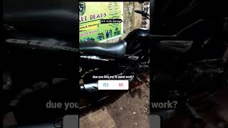 Unicorn 150cc Repaint Work. #repaint #unicorn #bike #reels #shorts #showroom