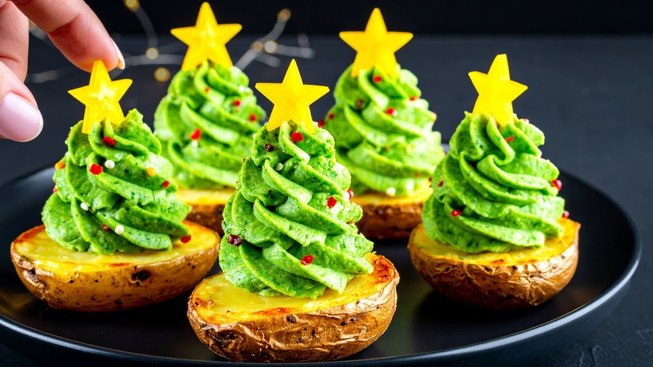 Weihnachts-Kartoffel-Tannenbäume by Kulinarisches Experiment — recipe photo