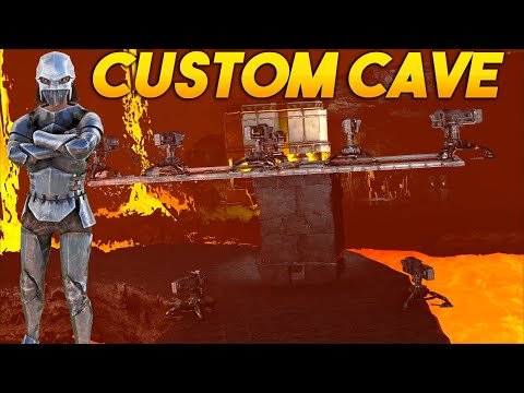 We Claimed The Best Custom Cave Day 1 - ARK