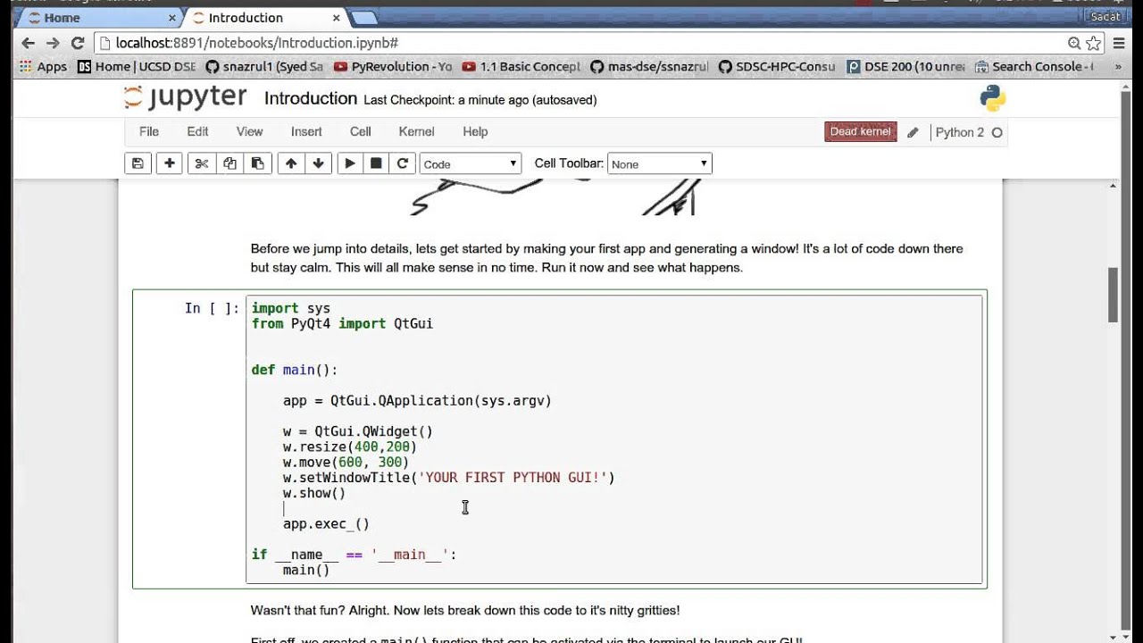 PyQt4 (Python GUI) 1: Introduction