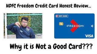 HDFC Freedom Credit Card Honest Review  | There are Better FREE Credit Cards than HDFC Freedom Card