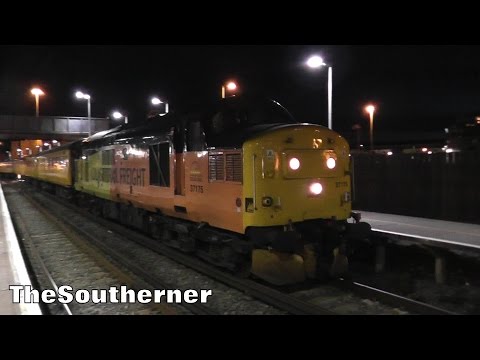 Colas Rail Freight 37175 & 37421 at Poole 11/04/2016