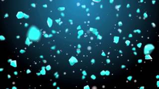 [BR] Fractured particles motion background (looping) Blue [BR]