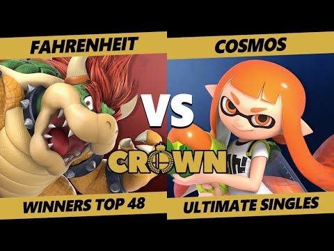 Crown 2019 SSBU - Fahrenheit (Bowser) Vs. PG | Cosmos (Inkling) Smash Ultimate Tournament Top 48
