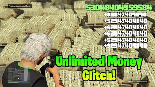 NEW UNLIMITED MONEY GLITCH IN GTA 5 ONLINE ($1,000,000 Every Min)