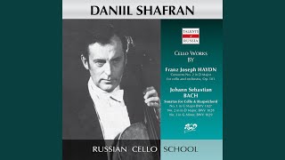 Viola da Gamba Sonata No. 3 in G Minor, BWV 1029 (Arr. for Cello) : III. Allegro